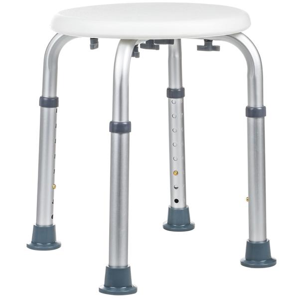 Stabiler & rutschfester Duschhocker, höhenverstellbar für ergonomischen Komfort, bis 120 kg belastbar, ideal für Senioren