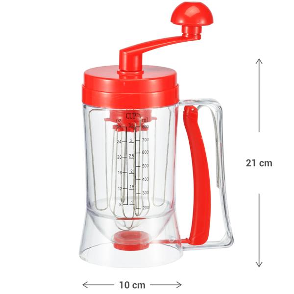 Praktischer Teigportionierer inklusive Messbecher, 800ml