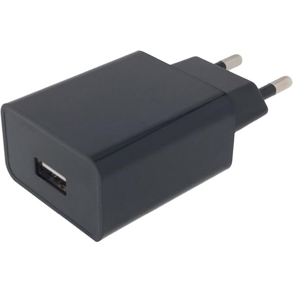 2er-Set USB-A-Ladegerät 10 W Schwarz - Ideal für Smartphones, Tablets, Kameras & E-Reader - Kompakt, 100-240V, 5V DC – für Zuhause, Büro & Reisen