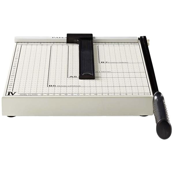 Präzise Papier-Schneidemaschine für DIN A4, Fotos, Visitenkarten. Exakte Schnitte, mühelos. Ideal für Büro & Hobby, sicherer Hebelschneider