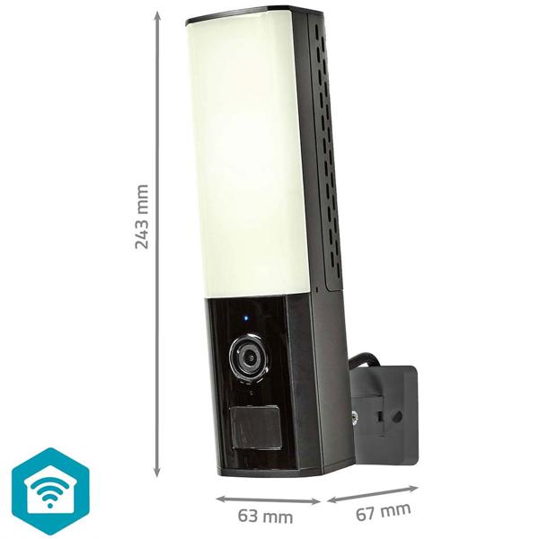 WLAN Wandleuchte mit Full HD Kamera, SmartLife App, Bewegungssensor, Nachtsicht, IP65 – Bequeme Überwachung und Beleuchtung