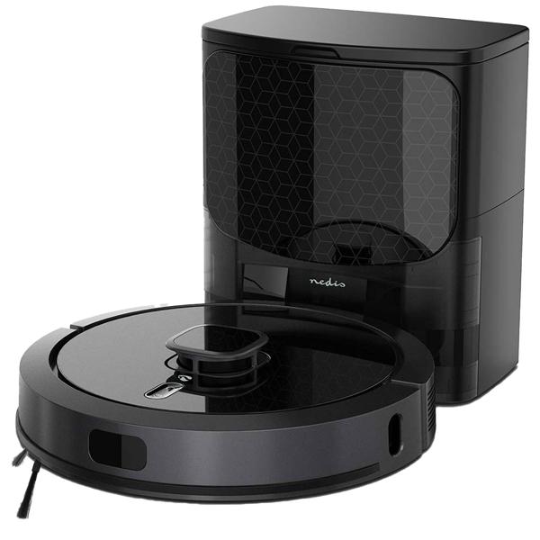 Saugroboter mit Wischfunktion, SmartLife App-Steuerung, Ladestation, Laser-Navigation, für Hartböden (Laminat, Parkett, Fliesen), Teppiche, Haare