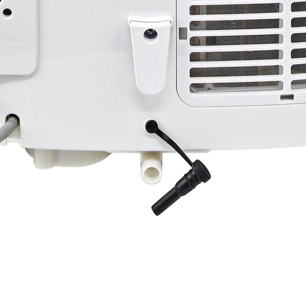 Mobile leistungsstarke Klimaanlage, Exzellente Kühlleistung 16.000 BTU, mit Entfeuchter, App-Steuerung, Energieklasse A, weiss