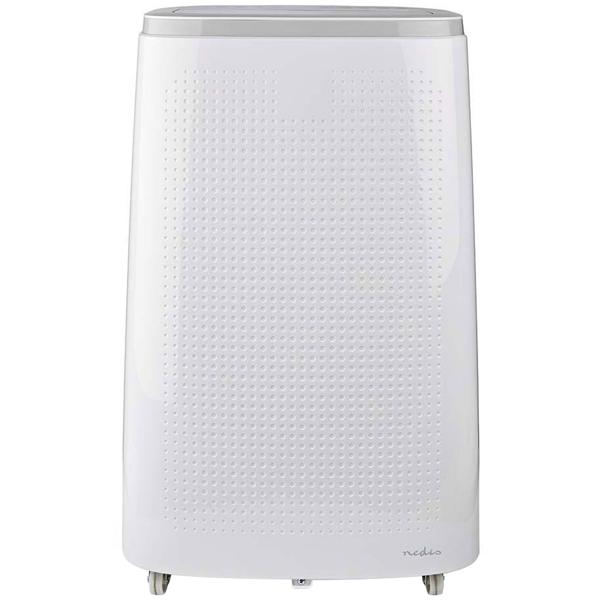 Mobile leistungsstarke Klimaanlage, Exzellente Kühlleistung 16.000 BTU, mit Entfeuchter, App-Steuerung, Energieklasse A, weiss