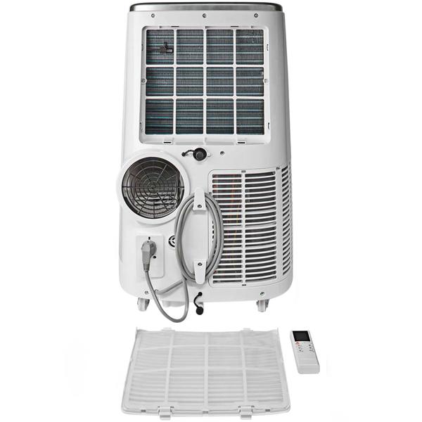 Mobile 14.000 BTU Klimaanlage - weiss, Top Kühlung & Entfeuchtung mit App-Steuerung - Leistungsstark und flexibel auf Rollen