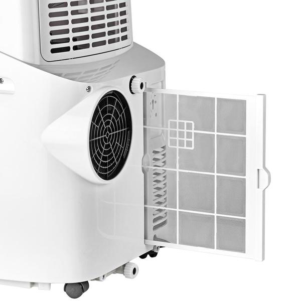 Mobile Klimaanlage mit 12.000 BTU, leistungsstark & leise, mit Entfeuchter, Timer & App-Steuerung, auf Rollen für flexiblen Einsatz in jedem Raum