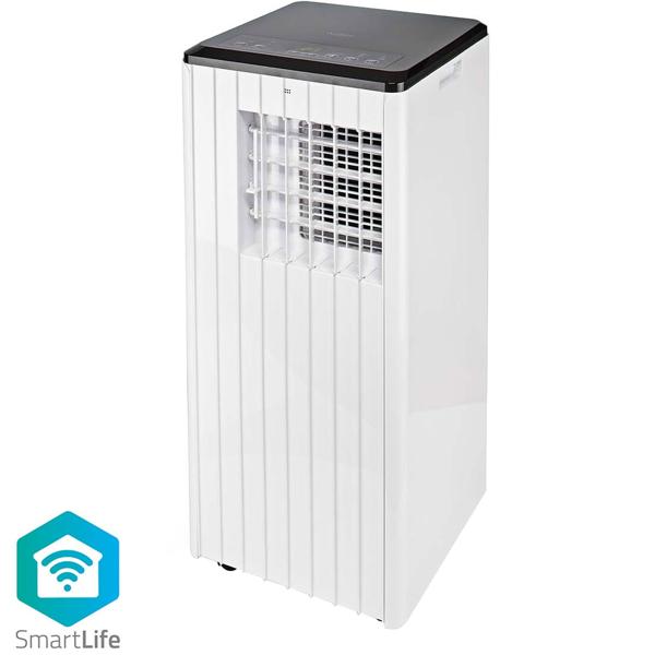 Mobile 3 in 1 Klimaanlage (Kühlen, Belüften, Entfeuchten), App-Steuerung, 9.000 BTU, Timer, LCD Display, weiss