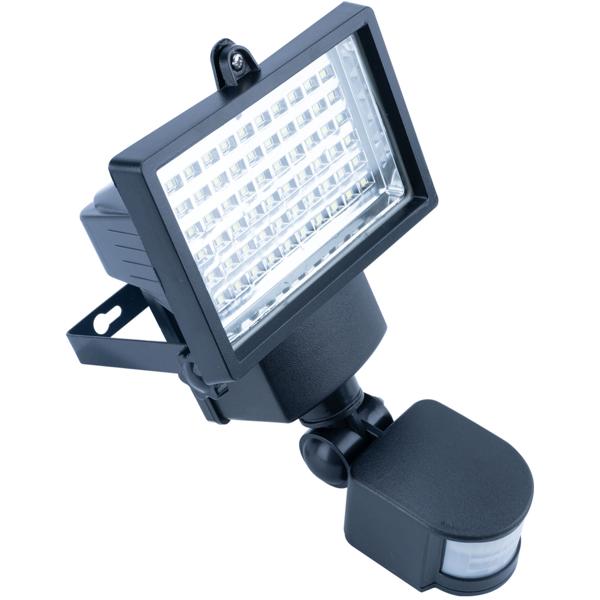 2er Solar LED Wand Fluter für aussen, PIR-Sensor 180° , 12 W, besonders helle 750 Lumen, IP44, autark dank Solarpanel, angenehmes weisses Licht