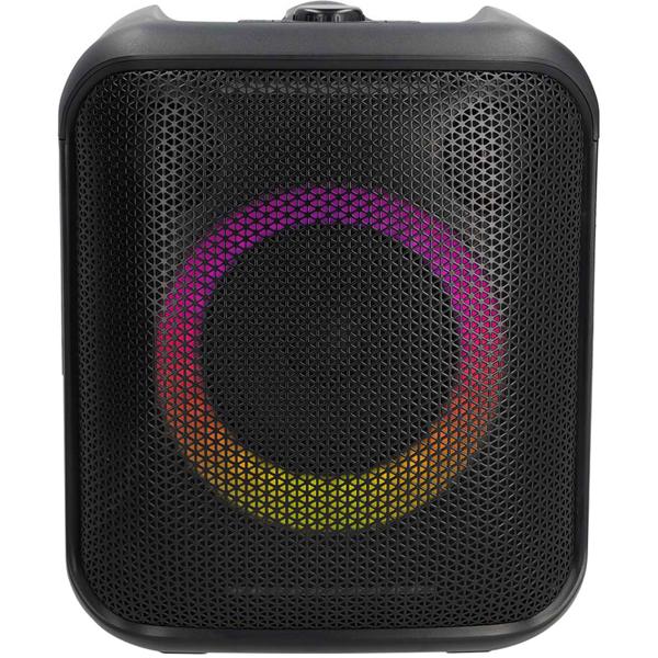 Cube Bluetooth-Party-Lautsprecher mit Subwoofer, starke 150W, Beleuchtung, Bluetooth 5.0, Anschlüsse: Power, USB-A, Mic 6,35 mm, Klinke 3,5 mm