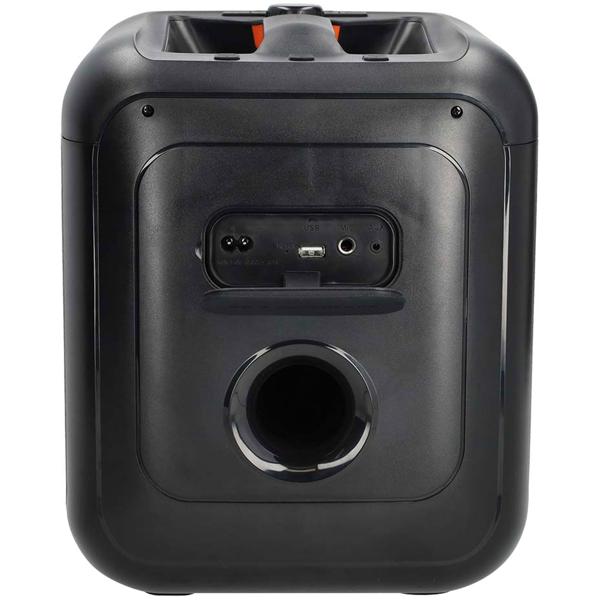 Cube Bluetooth-Party-Lautsprecher mit Subwoofer, starke 150W, Beleuchtung, Bluetooth 5.0, Anschlüsse: Power, USB-A, Mic 6,35 mm, Klinke 3,5 mm