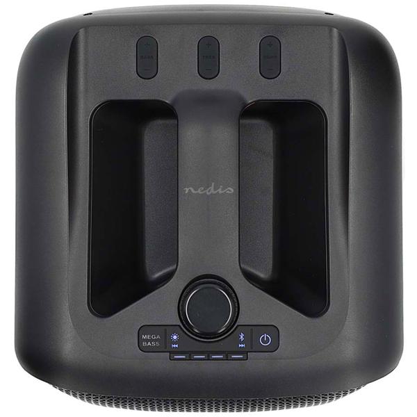 Cube Bluetooth-Party-Lautsprecher mit Subwoofer, starke 150W, Beleuchtung, Bluetooth 5.0, Anschlüsse: Power, USB-A, Mic 6,35 mm, Klinke 3,5 mm