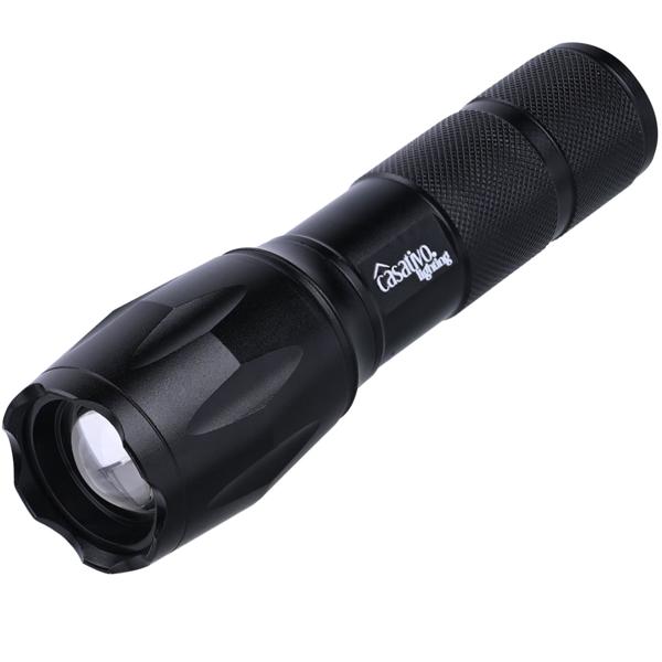 2er-Set LED-Taschenlampe & Powerbank - Spritzwassergeschützt IP44, 260 lm, 1.800 mAh Li-Ion-Akku - Outdoor, Notfall & Home Workout