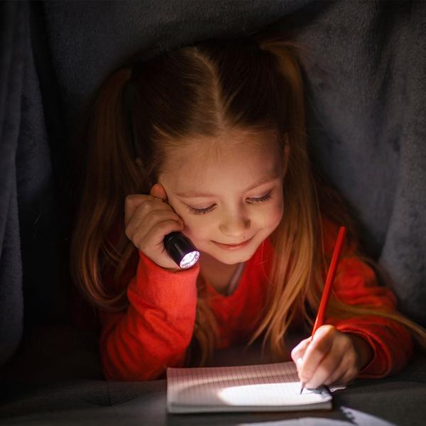 2er-Set LED-Taschenlampe & Powerbank - Spritzwassergeschützt IP44, 260 lm, 1.800 mAh Li-Ion-Akku - Outdoor, Notfall & Home Workout