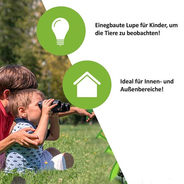 Insektenfänger XL – schonende Lebendfalle für Spinnen & Käfer (7x9 cm) – tierfreundlich, hygienisch & einfach zu bedienen – ideal für Haus & Garten