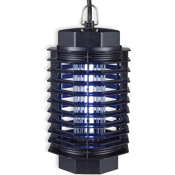 Effiziente Insektenlampe, elektrische Fliegenfalle mit UV-Licht, bis 50m². Insektenvernichter für die Steckdose, saubere und sichere Insektenbeseitigung