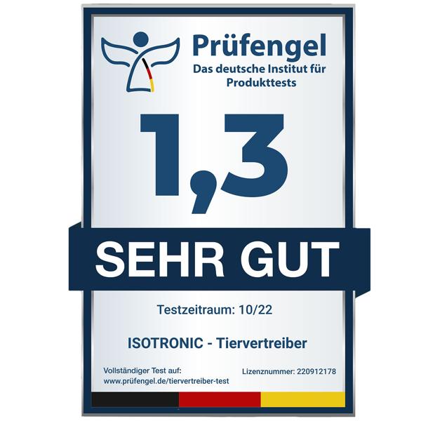 Mardervertreiber - Ultraschall mit Intervall - Mäuse- und Rattenabwehr - Für Haus, Auto, Garage, Dachboden - 60m² Wirkungsbereich - effektiv