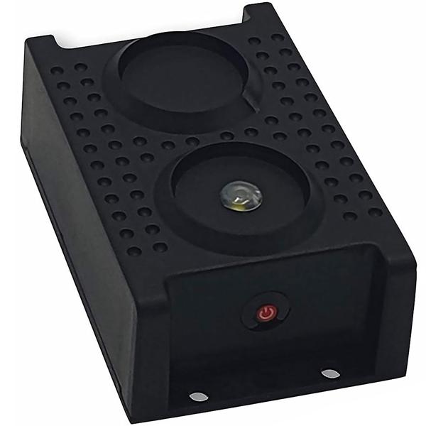 LED Mardervertreiber - Ratten- & Mäusefrei mit Blitzlichtfunktion - Ultraschall 12-24 kHz Wechselfrequenz - Schutz für Auto, Haus & Garage bis 60m²