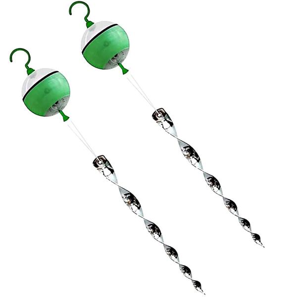 2er-Set Ultraschall-Vogelvertreiber (je 50m²): Effektiver Vogelschreck zum Aufhängen für zuverlässige Vogelabwehr im Aussenbereich