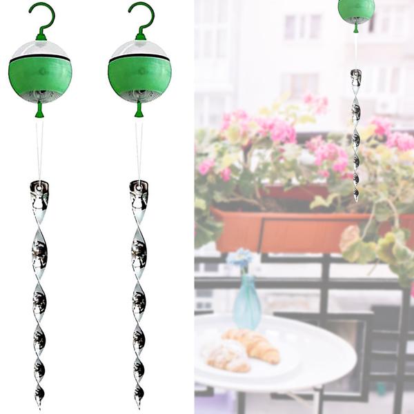 2er-Set Ultraschall-Vogelvertreiber (je 50m²): Effektiver Vogelschreck zum Aufhängen für zuverlässige Vogelabwehr im Aussenbereich