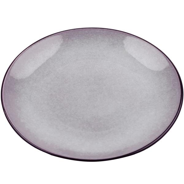 Modernes Design-Geschirr-Set aus hochwertigem Steingut, 18-teilig, in stilvollem Taupe/Schwarz, robust, spülmaschinen- & mikrowellengeeignet