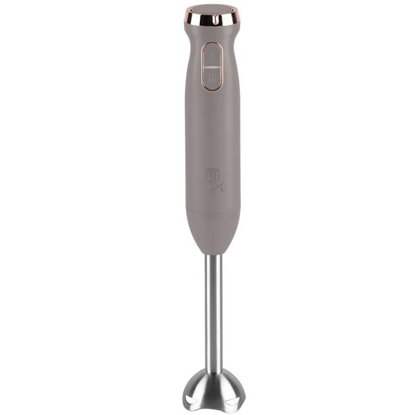 Eleganter 800W Stabmixer: Design-Highlight in der Trendfarbe taupe, aus robustem Edelstahl für kraftvolles Mixen von Smoothies, Suppen, Saucen