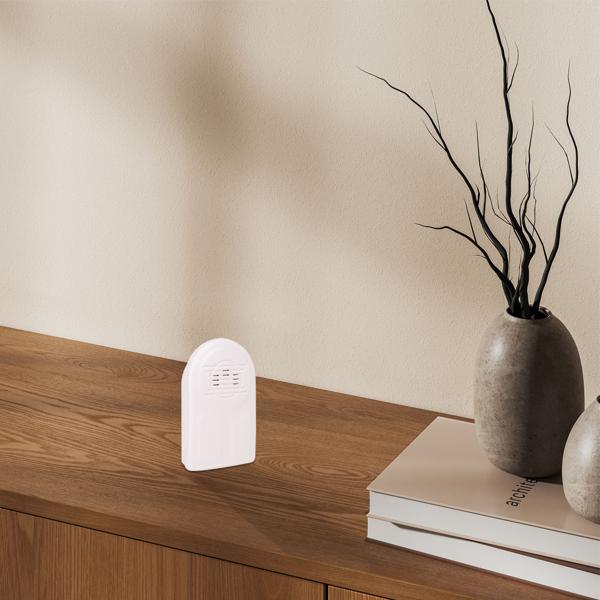 2er-Set Kabelloser Funk-Bewegungsmelder mit Klingel, PIR-Sensor, 8m Reichweite. Batteriebetriebener Durchgangsmelder mit Empfänger, einfach installiert