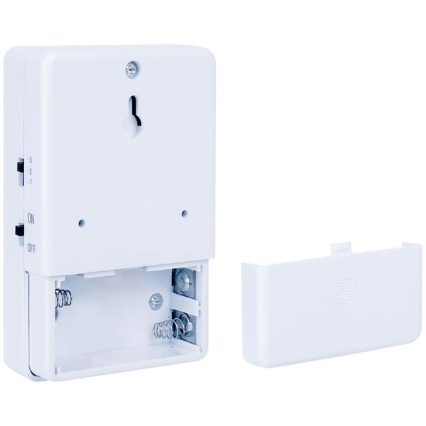 2er-Set Kabelloser Funk-Bewegungsmelder mit Klingel, PIR-Sensor, 8m Reichweite. Batteriebetriebener Durchgangsmelder mit Empfänger, einfach installiert