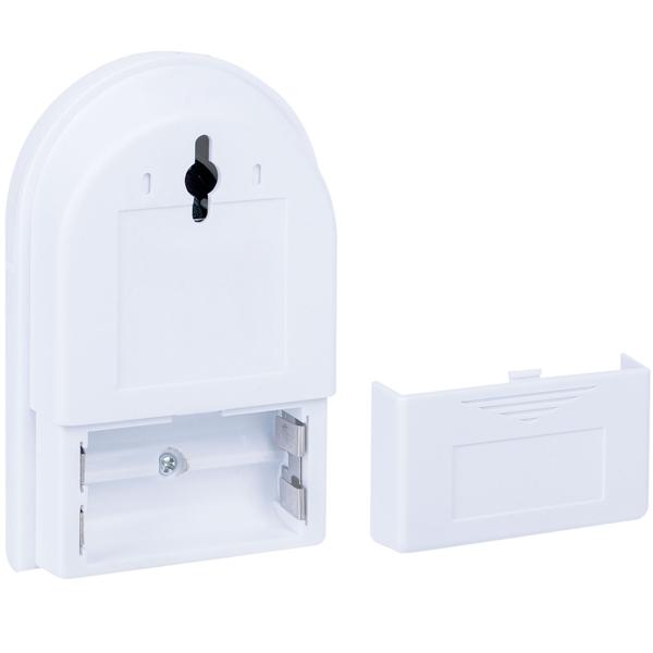 2er-Set Kabelloser Funk-Bewegungsmelder mit Klingel, PIR-Sensor, 8m Reichweite. Batteriebetriebener Durchgangsmelder mit Empfänger, einfach installiert