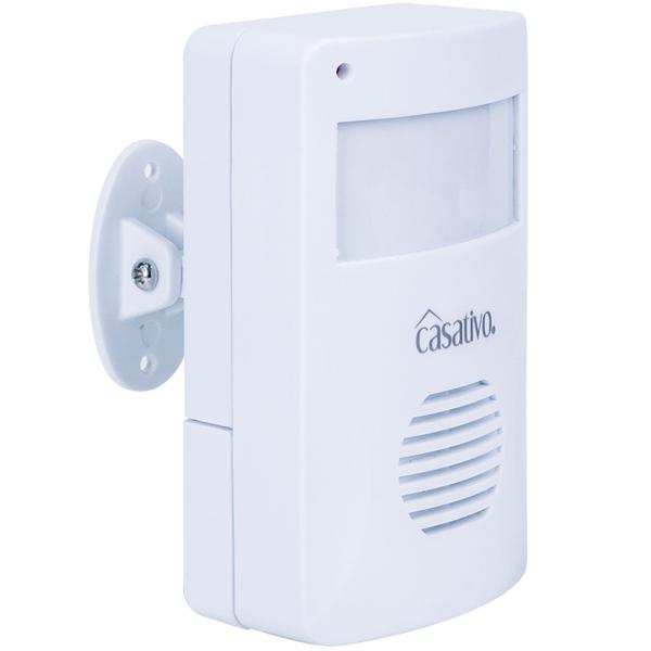 2er-Set Kabelloser Funk-Bewegungsmelder mit Klingel, PIR-Sensor, 8m Reichweite. Batteriebetriebener Durchgangsmelder mit Empfänger, einfach installiert