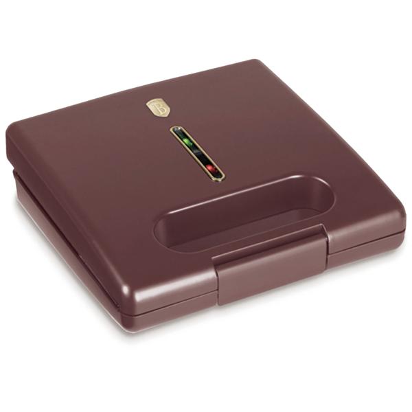 3in1 Sandwichmaker, Waffeleisen & Grill (780W) - Design-Küchenhelfer im trendigen bordeaux, antihaftbeschichtet - Perfekt für schnelle & leckere Snacks