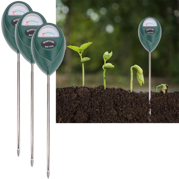 9er-Set Feuchtigkeitsmessgerät für Pflanzenböden, Feuchtigkeitssensor / Hygrometer Pflanzenerde, zeigt präzise die Feuchtigkeit im Boden an