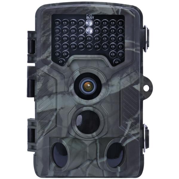 Full-HD-Wildkamera 24 MP mit 3 Bewegungssensoren – Nachtsicht, Serienbild- & Zeitraffer-Funktion, Farbdisplay, wetterfest, ideal zur Tierbeobachtung