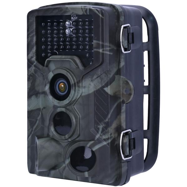 Full-HD-Wildkamera 24 MP mit 3 Bewegungssensoren – Nachtsicht, Serienbild- & Zeitraffer-Funktion, Farbdisplay, wetterfest, ideal zur Tierbeobachtung