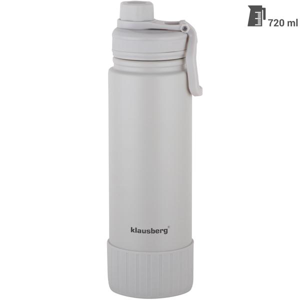 4er-Set Doppelwandiger Thermobecher - 720ml Fassungsvermögen für Heiss- & Kaltgetränke - Auslaufsicher, stossfest, BPA-frei & 18/8 Edelstahl