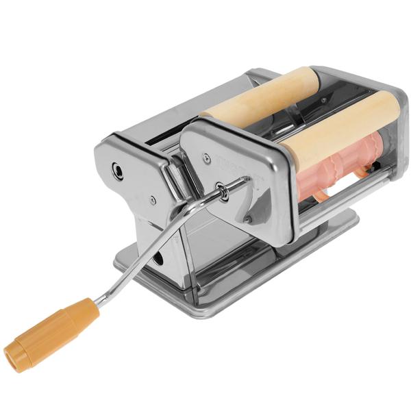 Massive Pastamaschine, 2,5kg, mit Nudeleinsätzen, 15cm – Für handgemachte Spaghetti, Lasagne & Ravioli, stabile Ausführung