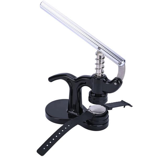 Profi Uhren Einpresswerkzeug, 17 tlg., Reparatur Werkzeug für Uhren inkl. 12 Druckplatten, ideal für den Batteriewechsel