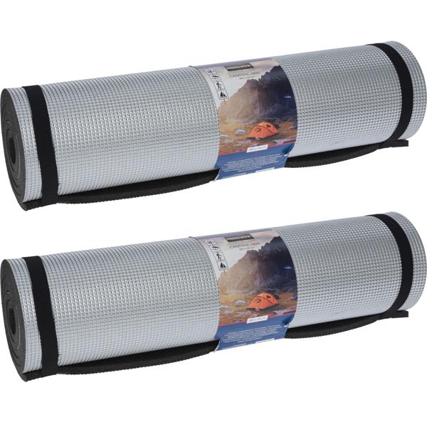 2er-Set Leichte Camping Isomatte, 180 x 60 cm: Ideal für Outdoor & Trekking, isolierend & robust, für erholsamen Schlaf beim Zelten & Wandern