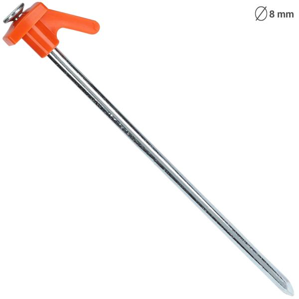 Zeltheringe aus Eisen, 24 Stück, 21 cm
