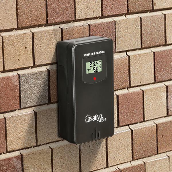 WLAN-Wetterstation mit 3 Funksensoren, LCD Display – Temperatur, Hygrometer, Wettertrends & Heiz-/Lüftungsempfehlungen für Ihr Wohlbefinden