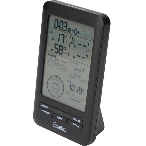Profi Funk-Wetterstation mit Solar-Aussensensor – Niederschlag, Wind, Hygrometer & Wettervorschau – Präzise Wetterdaten Ihr dein Zuhause