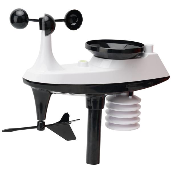 Profi Funk-Wetterstation mit Solar-Aussensensor – Niederschlag, Wind, Hygrometer & Wettervorschau – Präzise Wetterdaten Ihr dein Zuhause