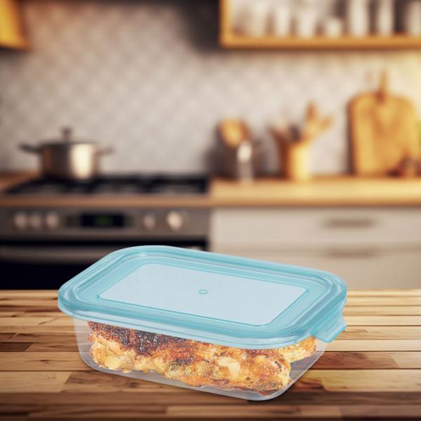 Hochwertige Borosilikat-Glas Frischhaltedose (630ml) – Vorratsschale & Aufbewahrungsbox mit Deckel – Langlebig, auslaufsicher & vielseitig