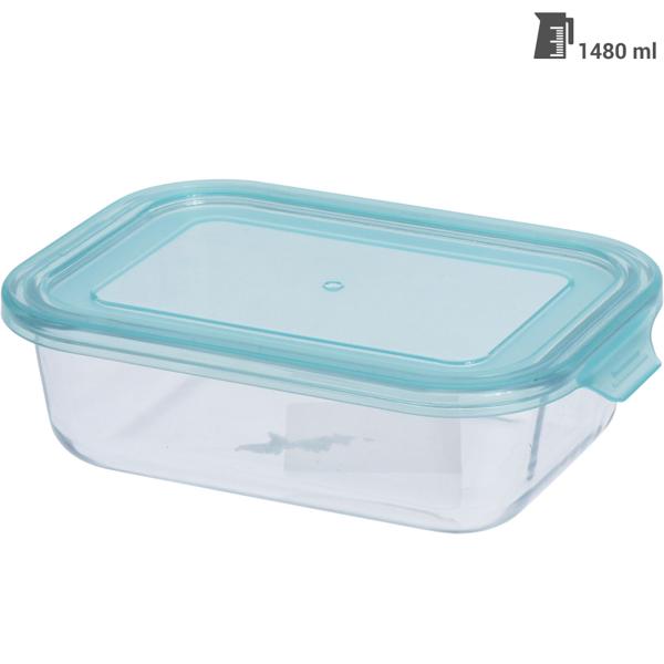 3er-Set Premium Frischhaltedosen aus Borosilikatglas, 630/1040/1480ml - Länger frisch, ofenfest, gefrierfest, BPA-frei