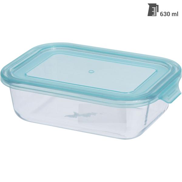 3er-Set Premium Frischhaltedosen aus Borosilikatglas, 630/1040/1480ml - Länger frisch, ofenfest, gefrierfest, BPA-frei