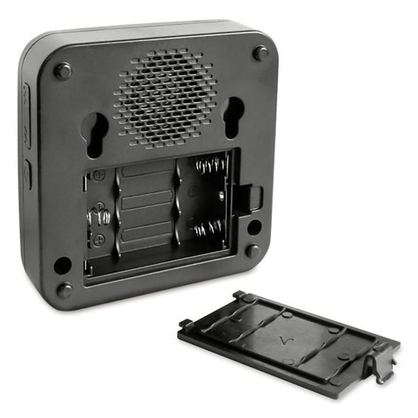 Kabellose Türklingel mit 2 Empfängern & LED-Licht: IP56, batteriebetrieben, schwarz – verpassen Sie nie wieder einen Besucher, überall im Haus