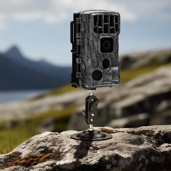 4K-UHD-Wildkamera inkl. Solar Panel im Spar Pack, Nachtsicht, WLAN, PIR, IP65, 3000 mAh, Kein Aufladen mehr notwendig