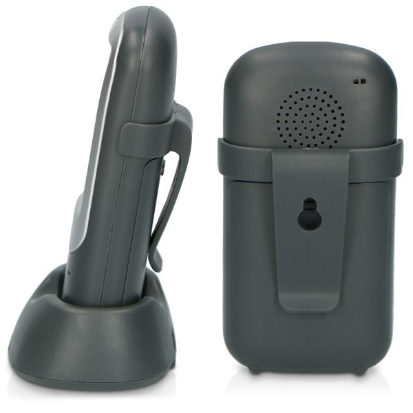 Outdoor Babyphone bis zu 1.000 Metern Reichweite, Gegensprechfunktion, Einstellbare Mikrofon Empfindlichkeit, 6 Schlaflieder, Temperatur, Alarm