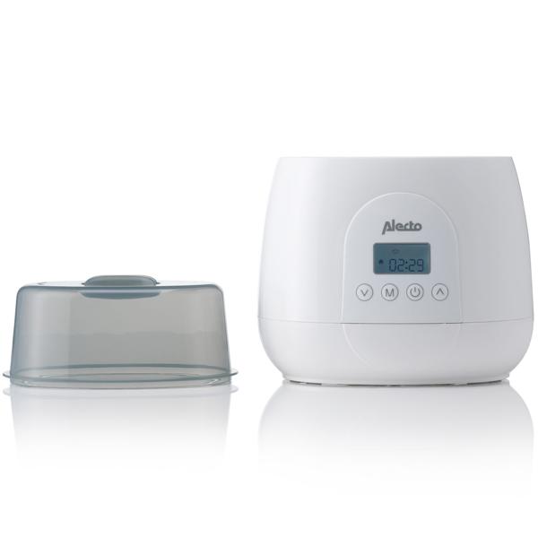 4-in-1 Digitaler Flaschenwärmer für 2 Flaschen, weiss – Erwärmen, Sterilisieren, Auftauen & Warmhalten für sorgenfreie Babyernährung