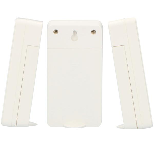 Wetterstation mit Funk-Aussensensor (100m) - Beleuchtetes Bambus-Display - Thermo-Hygro-Barometer, zuverlässige Wetterdaten für Ihr Zuhause