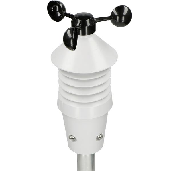 Profi-Wetterstation mit LCD-Display: Aussenmessstation mit Hitzeindex, Taupunkt, Windrichtung & Geschwindigkeit - Jederzeit präzise Wetterdaten